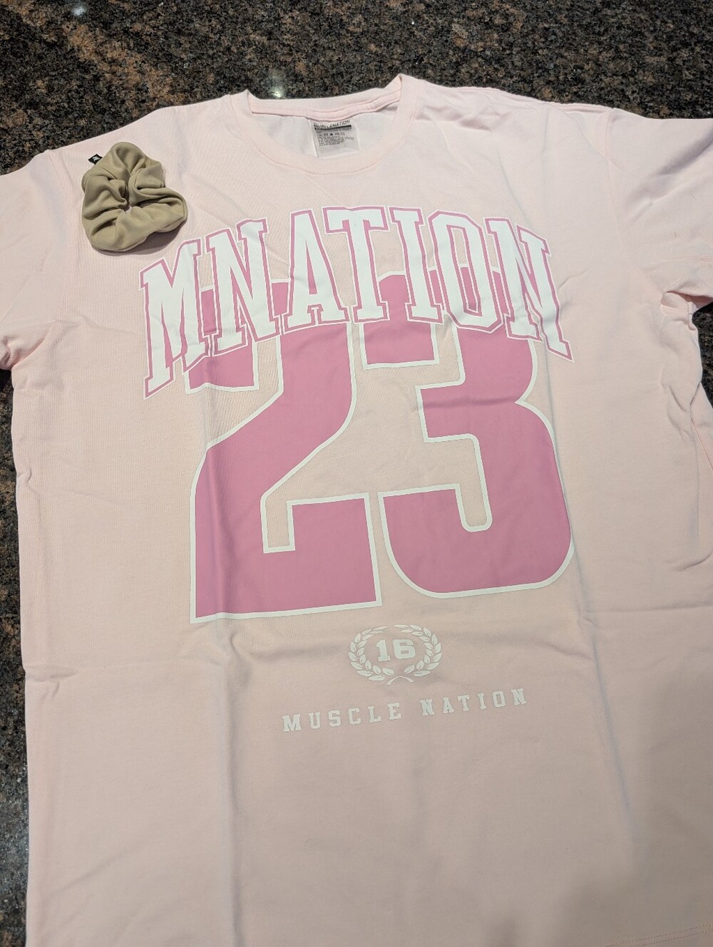 Muscle Nation Oversized T-Shirt | Pink Gym & Athleisure